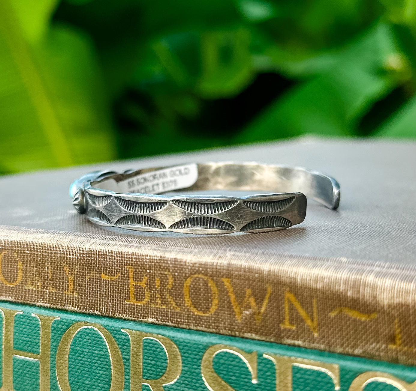 Navajo Handmade Sonoran Gold Cuff