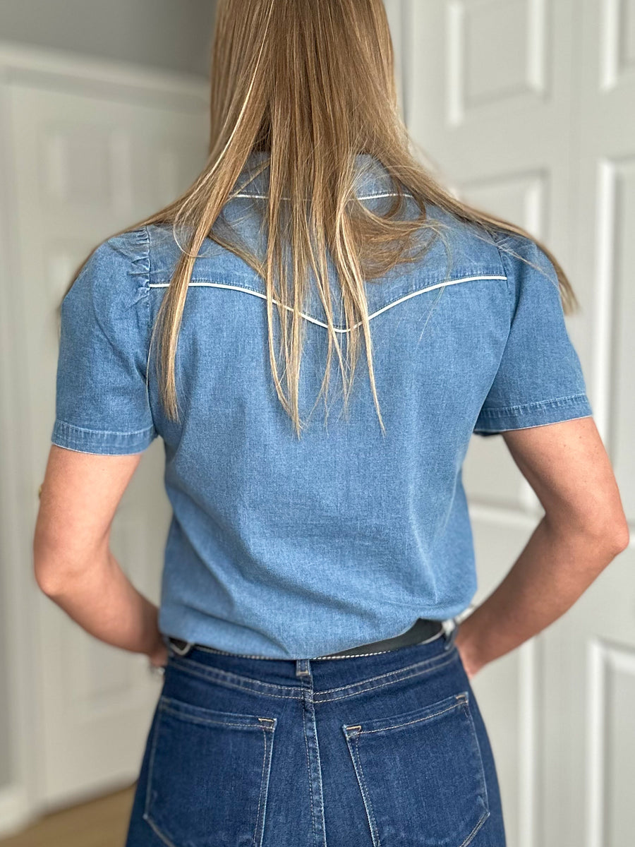 Denim Darlin Button Up