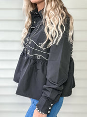 Loopty Lou Long Sleeve (Black)