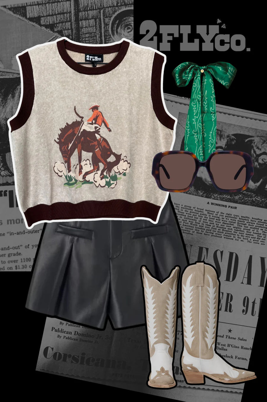 Buck Yeah Sweater Vest