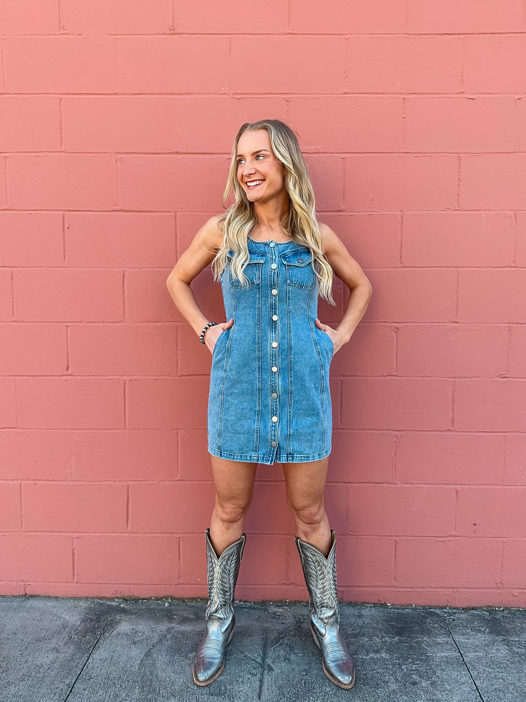 Macie Denim Dress