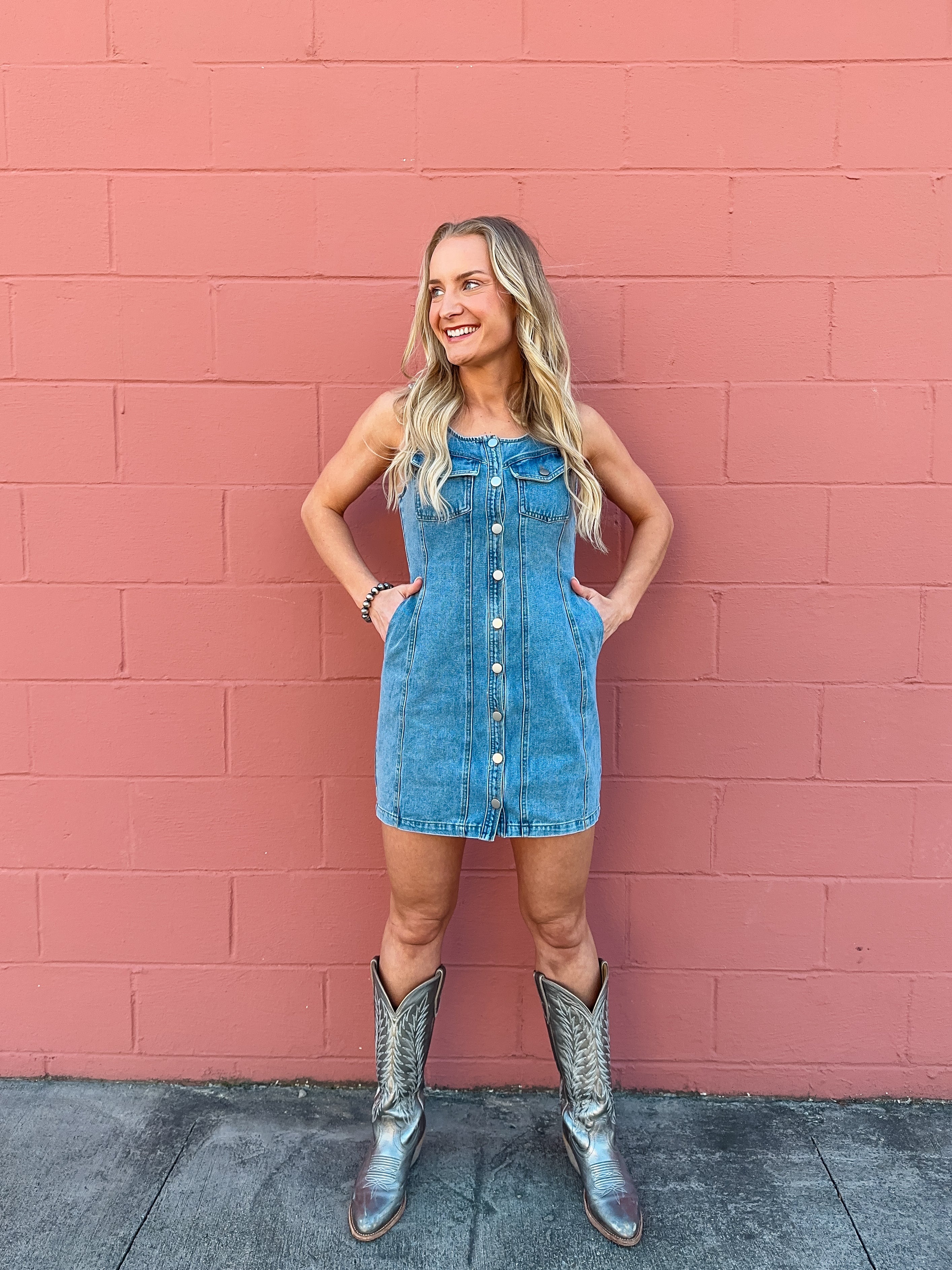 Macie Denim Dress