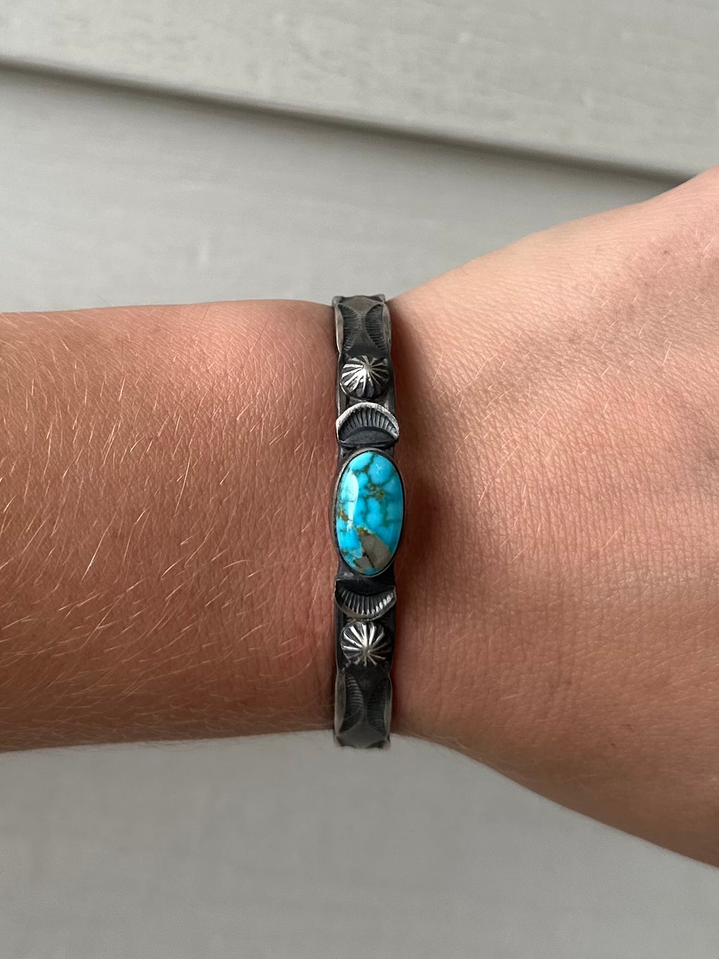 Navajo Handmade Sonoran Gold Cuff