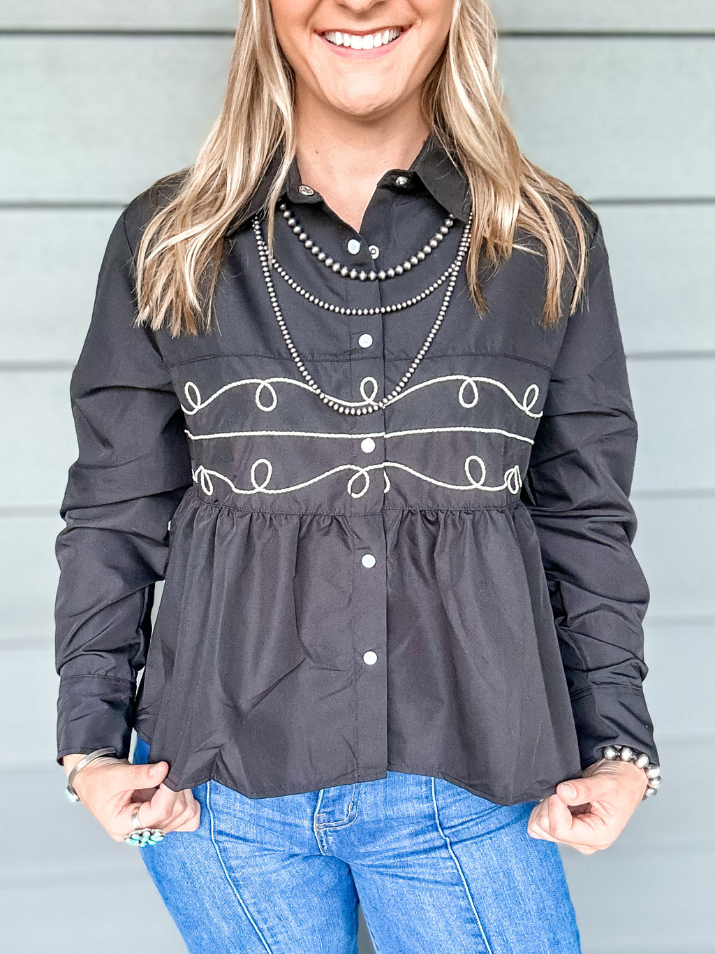 Loopty Lou Long Sleeve (Black)