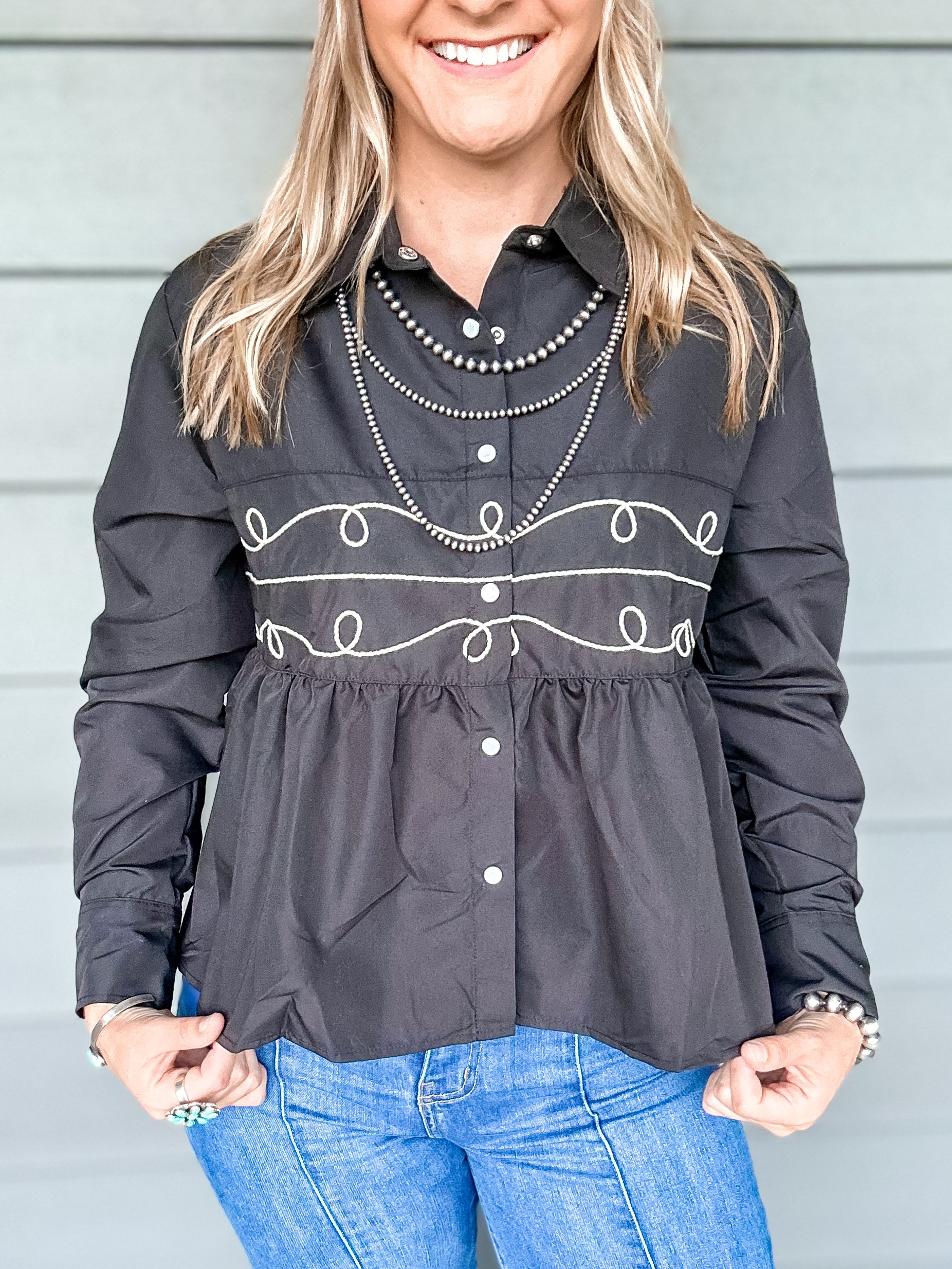 Loopty Lou Long Sleeve (Black)