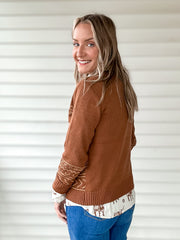 Longhorn Sweater (Cinnamon)