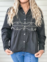 Loopty Lou Long Sleeve (Black)