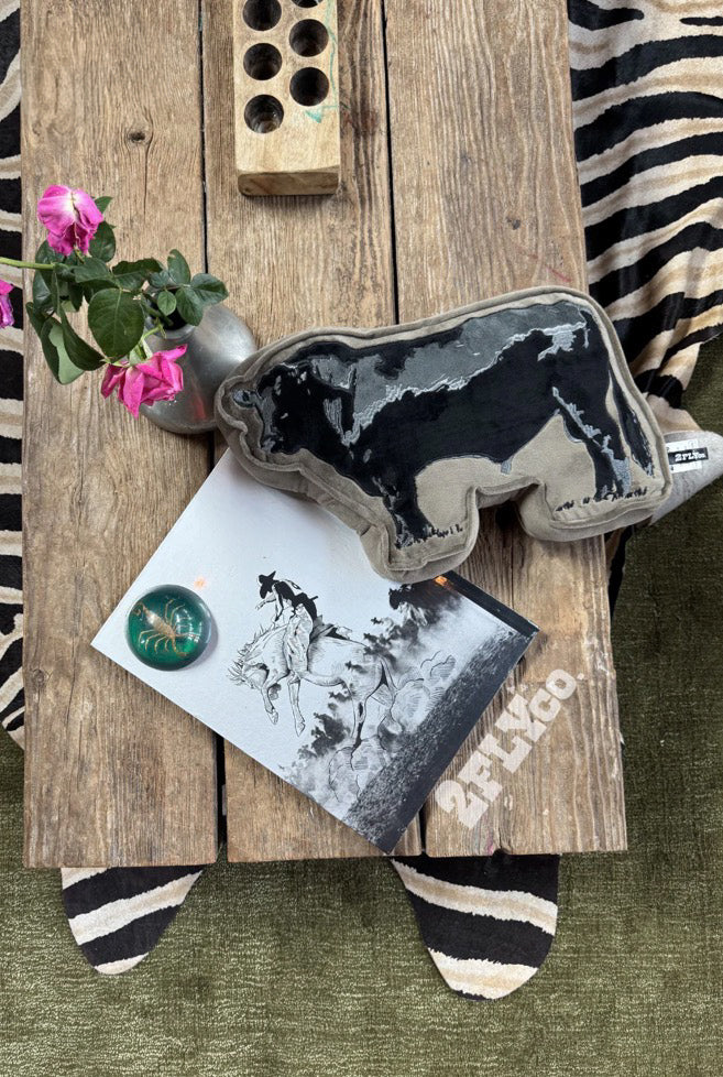 Angus Bull Pillow