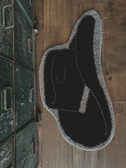 Cowboy Hat Rug (Black)