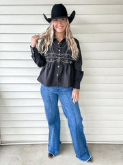 Loopty Lou Long Sleeve (Black)