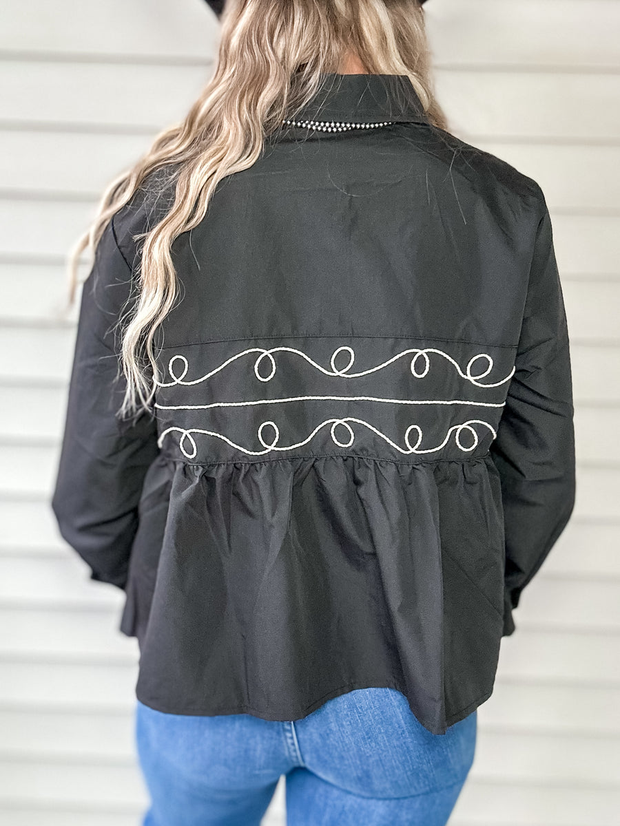 Loopty Lou Long Sleeve (Black)