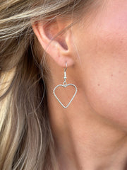 Navajo Handmade Heart Earrings