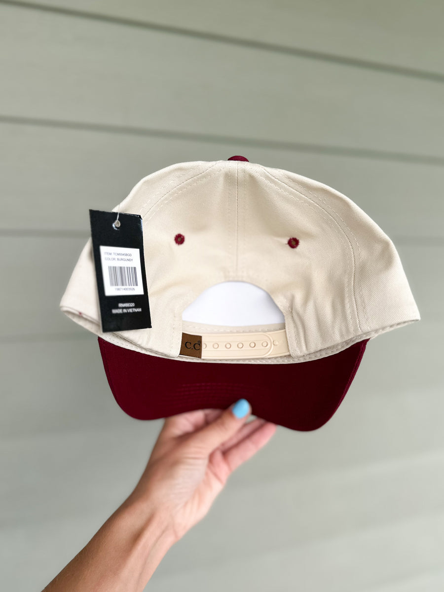 Maroon Rodeo Trucker Hat