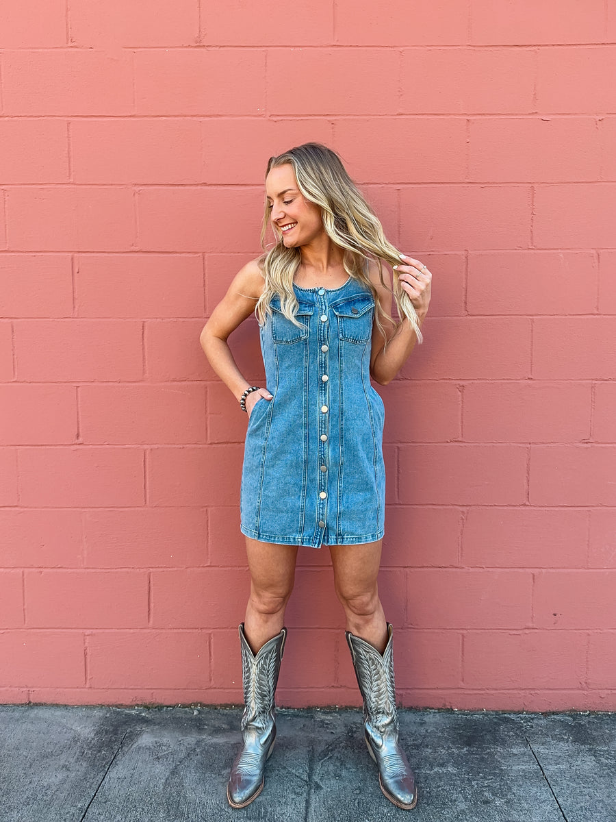 Macie Denim Dress