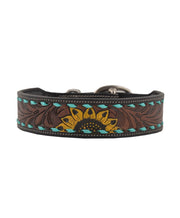 Bloom Leather Dog Collar