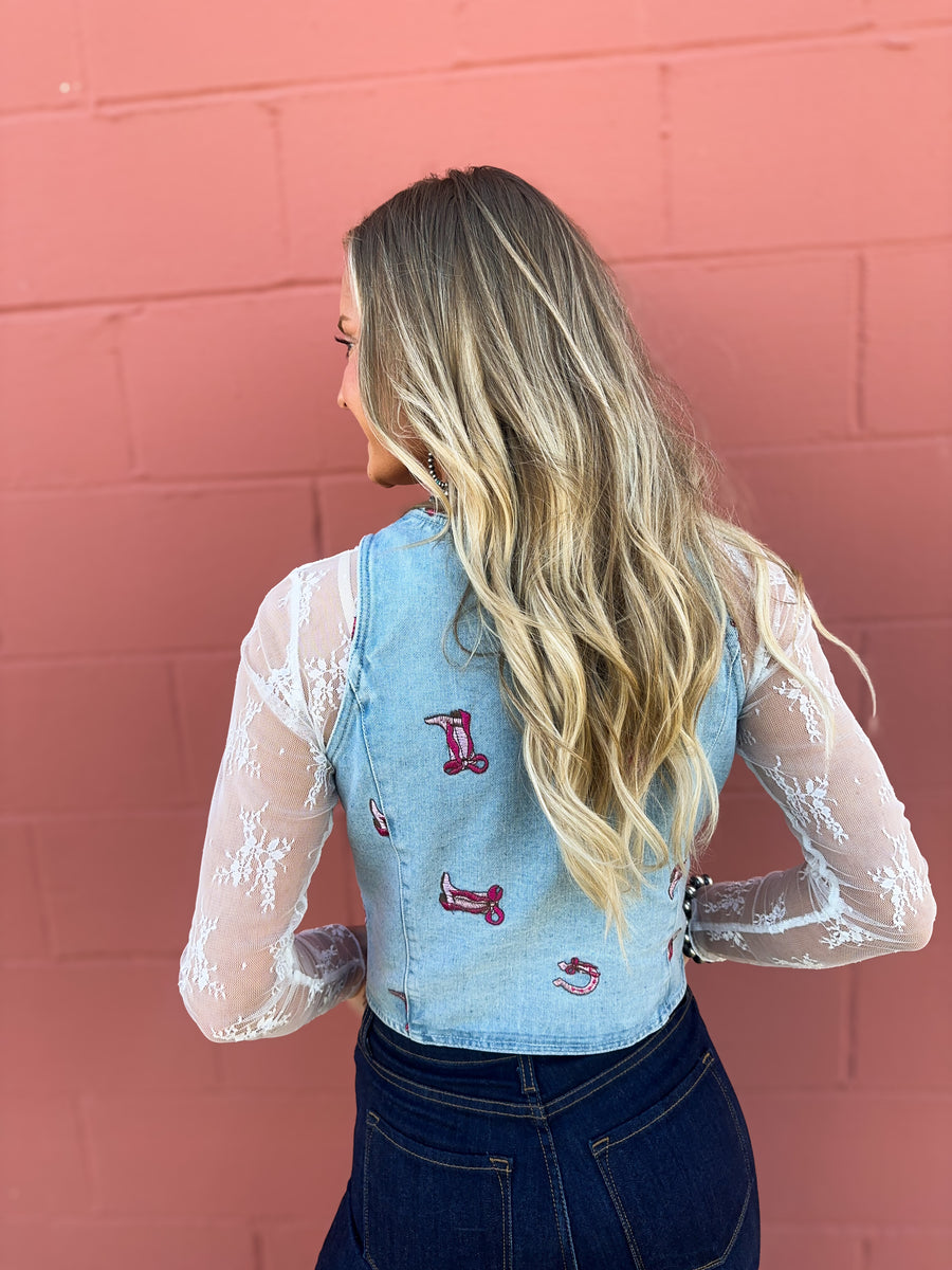 Dolly Denim Vest
