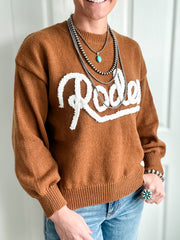 Rodeo Puff Sweater (Brown)