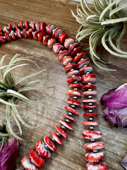 NFR Collection Necklace – 5mm Sterling Silver Pearls with Graduated Spiny Oyster 37"