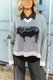 Angus Highway Knit Sweater (Grey)