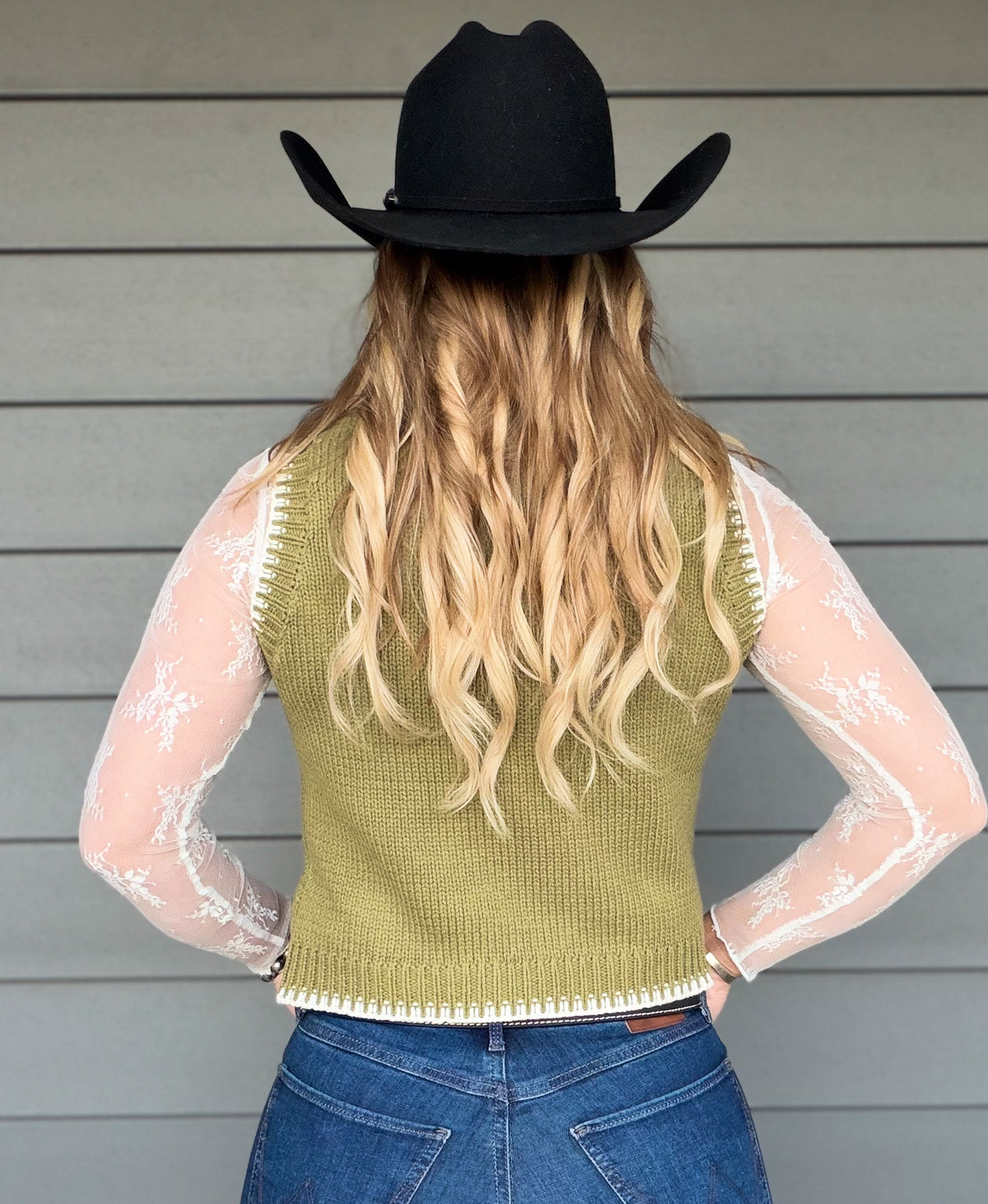 Rodeo Knit Top (Green)