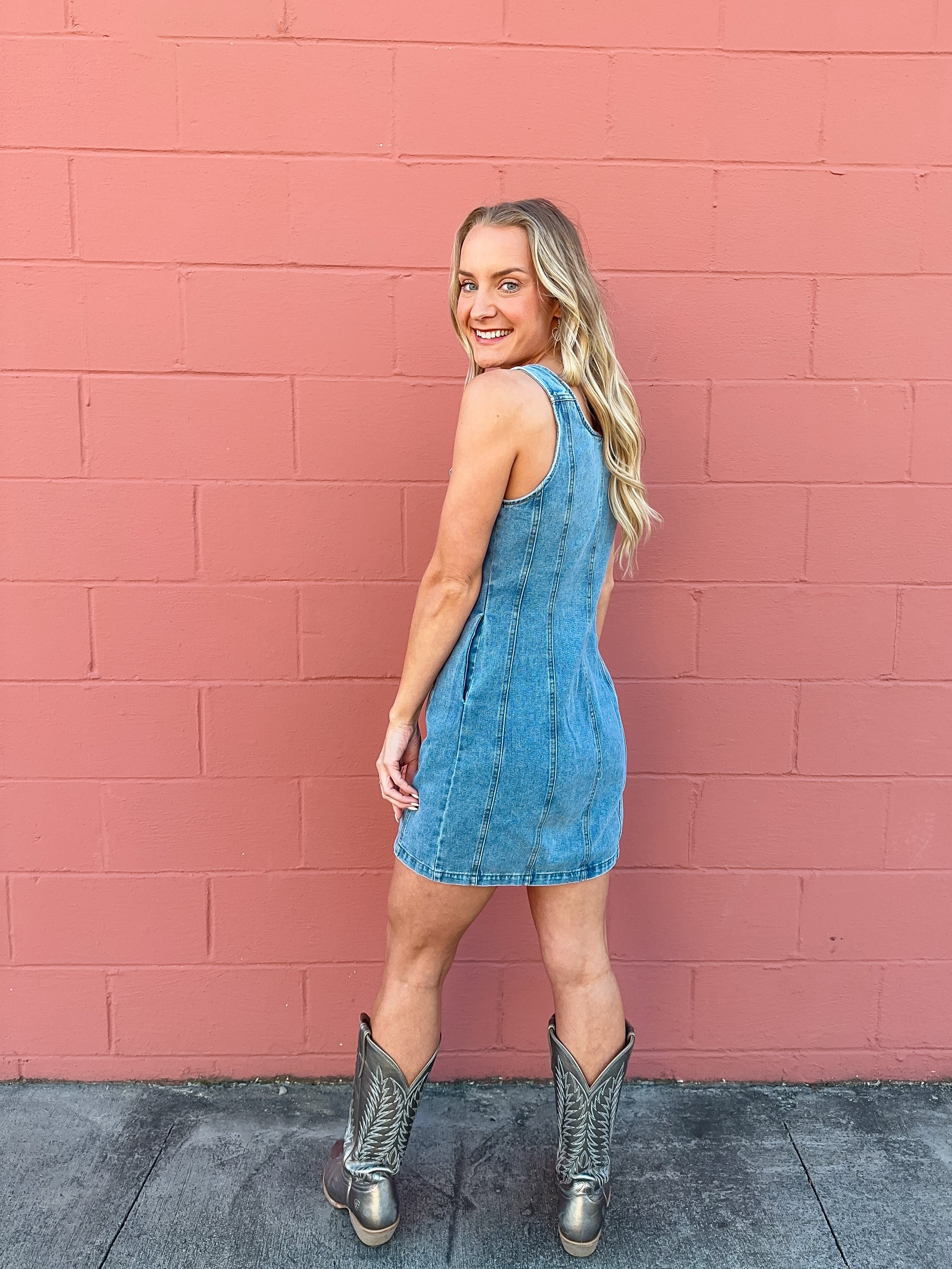 Macie Denim Dress