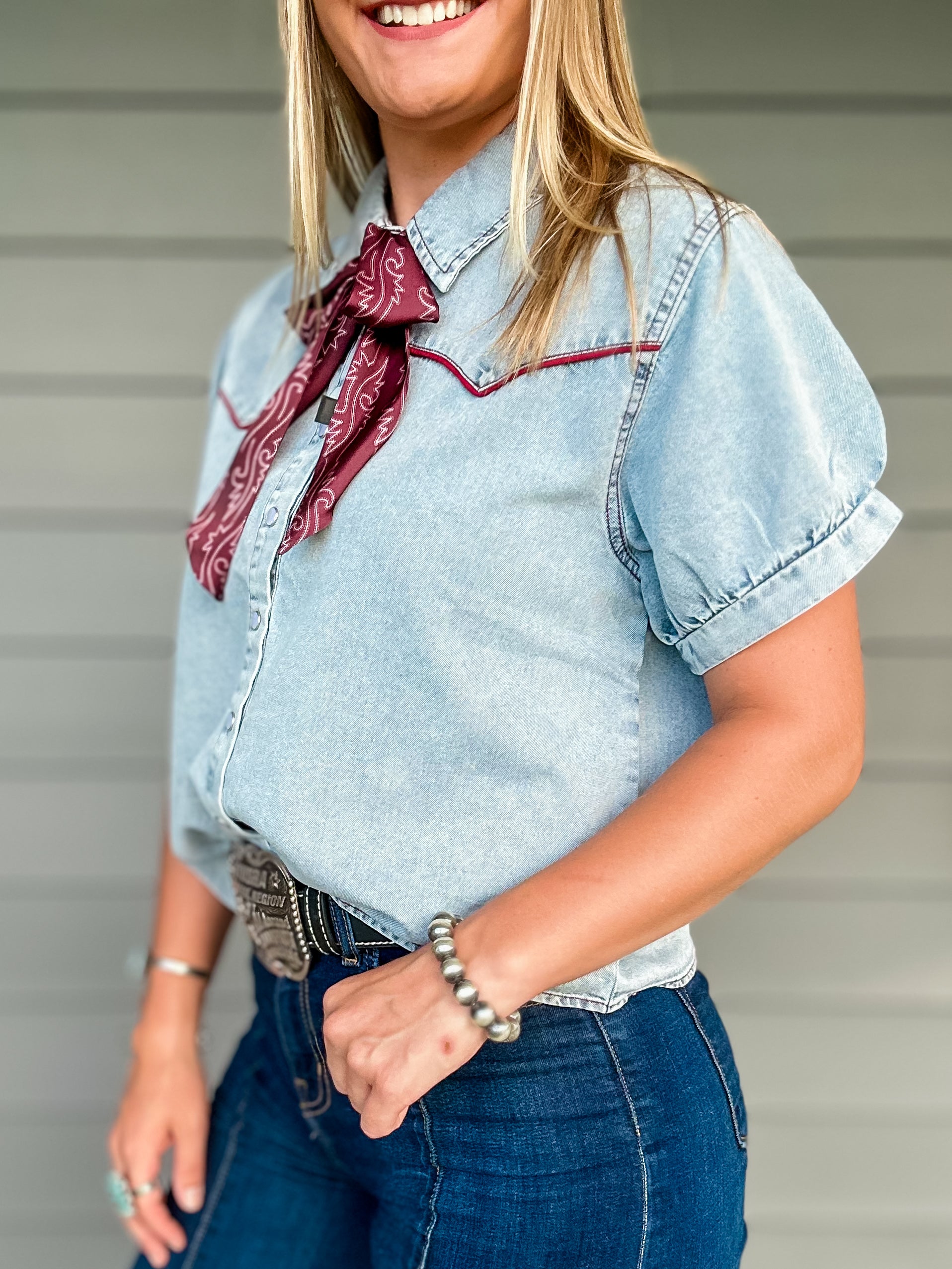 Durango Denim Top