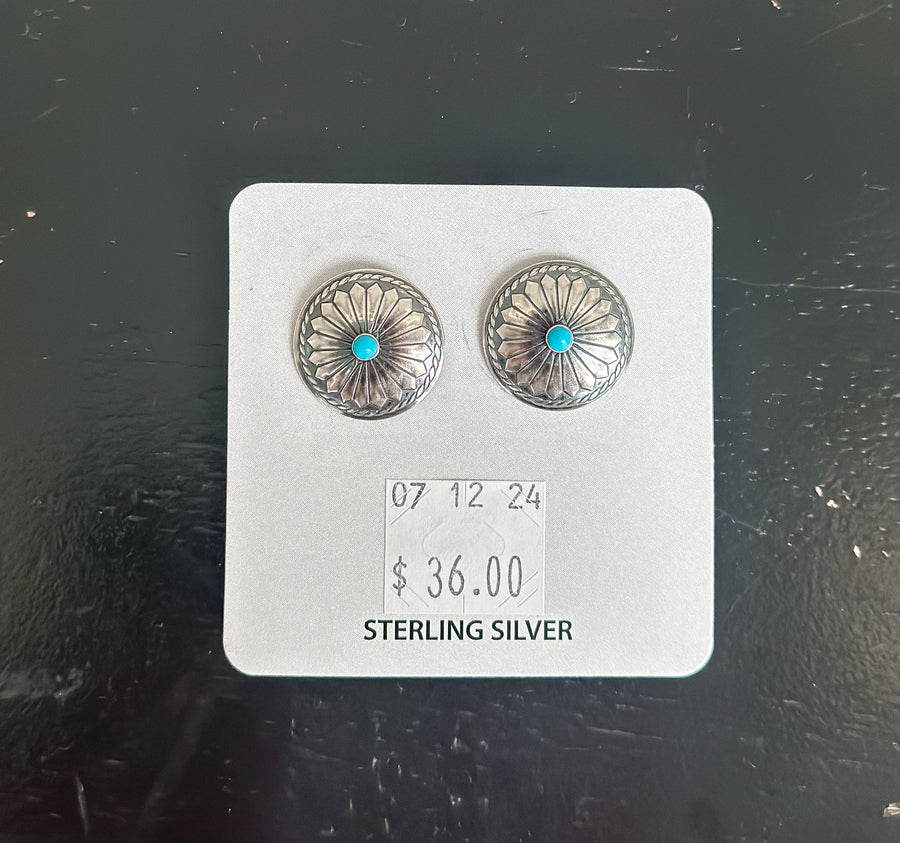 Circle Post Earrings 2