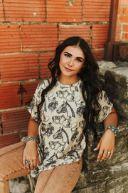 Dandy Doodle Oversized Tee