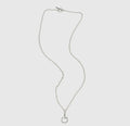 Derby Bit Long Necklace (Silver)