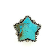 Turquoise Star Ring