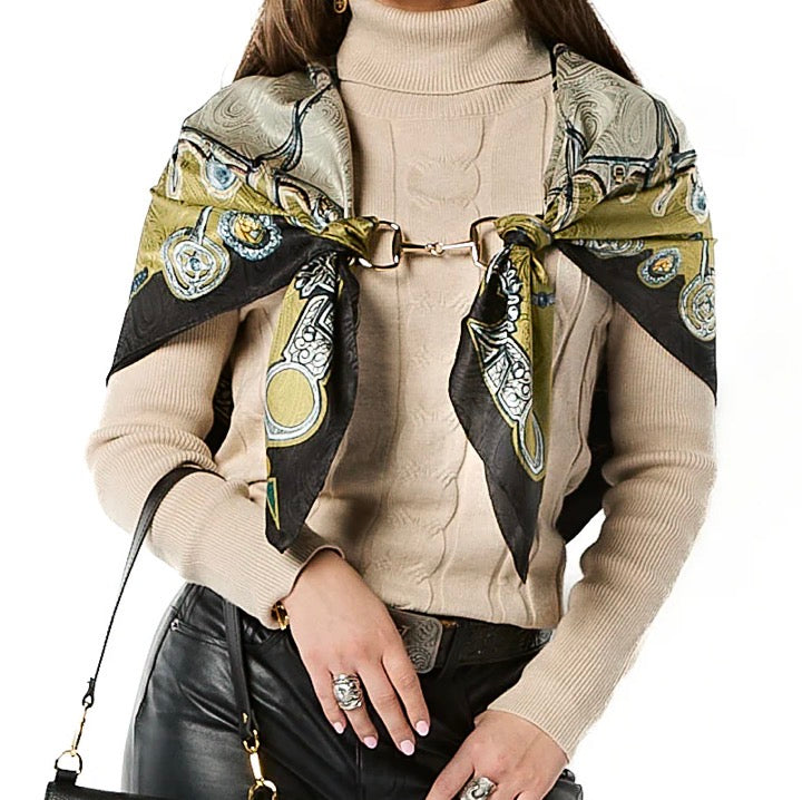 Snaffle Bit Scarf Buckle