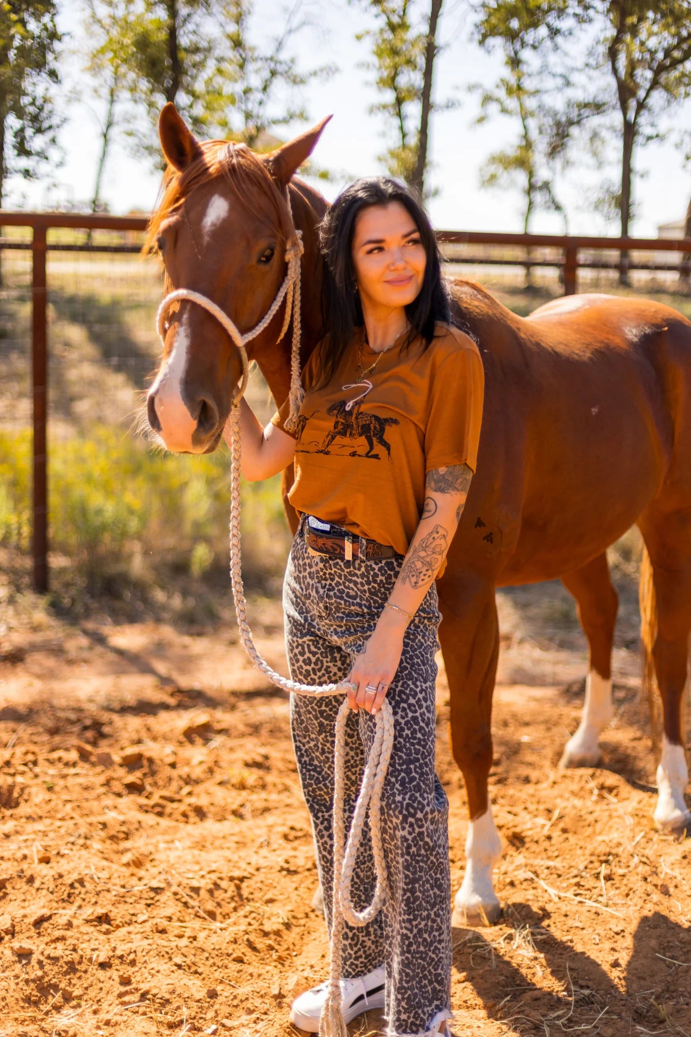 Ridin And Ropin Tee
