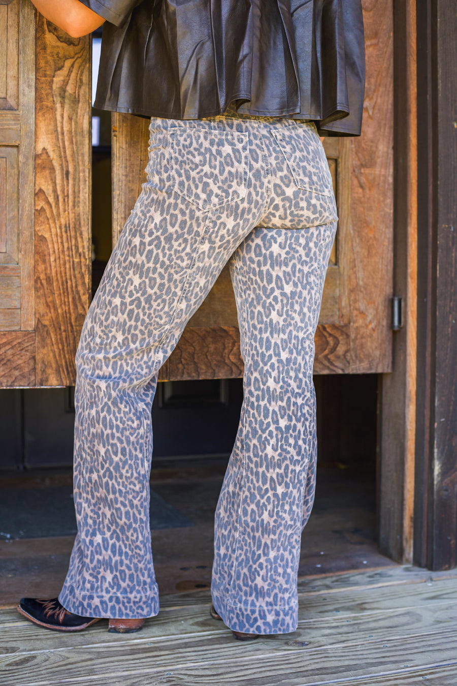 Logan Leopard Jeans (Hidden Jeans)