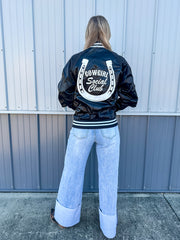 “Cowgirl Social Club” Varsity Jacket