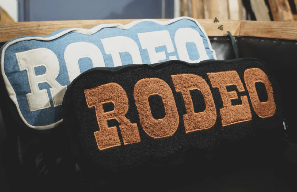 Rodeo Throw Pillow- Denim