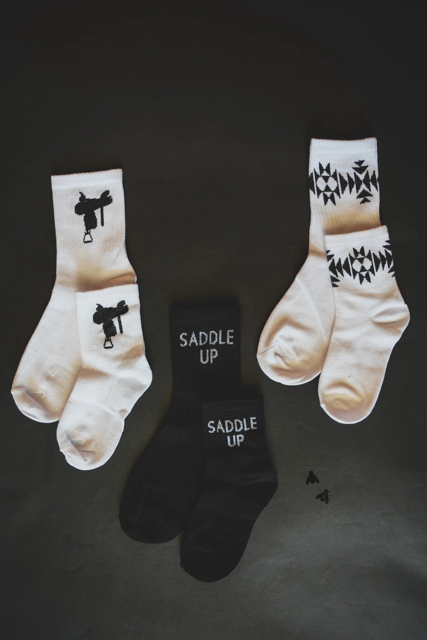 Saddle Up Socks Black