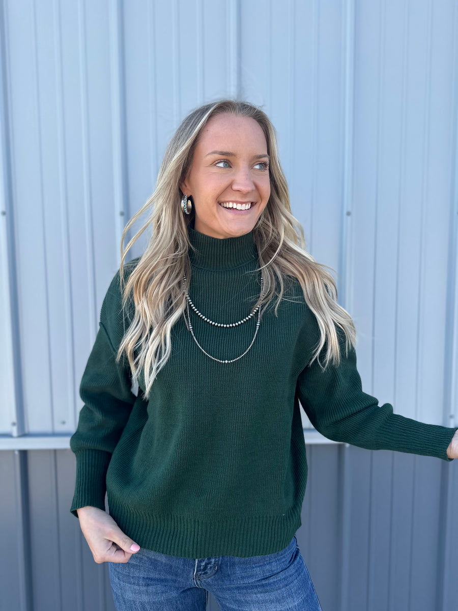 Tate Sweater (Hunter Green)