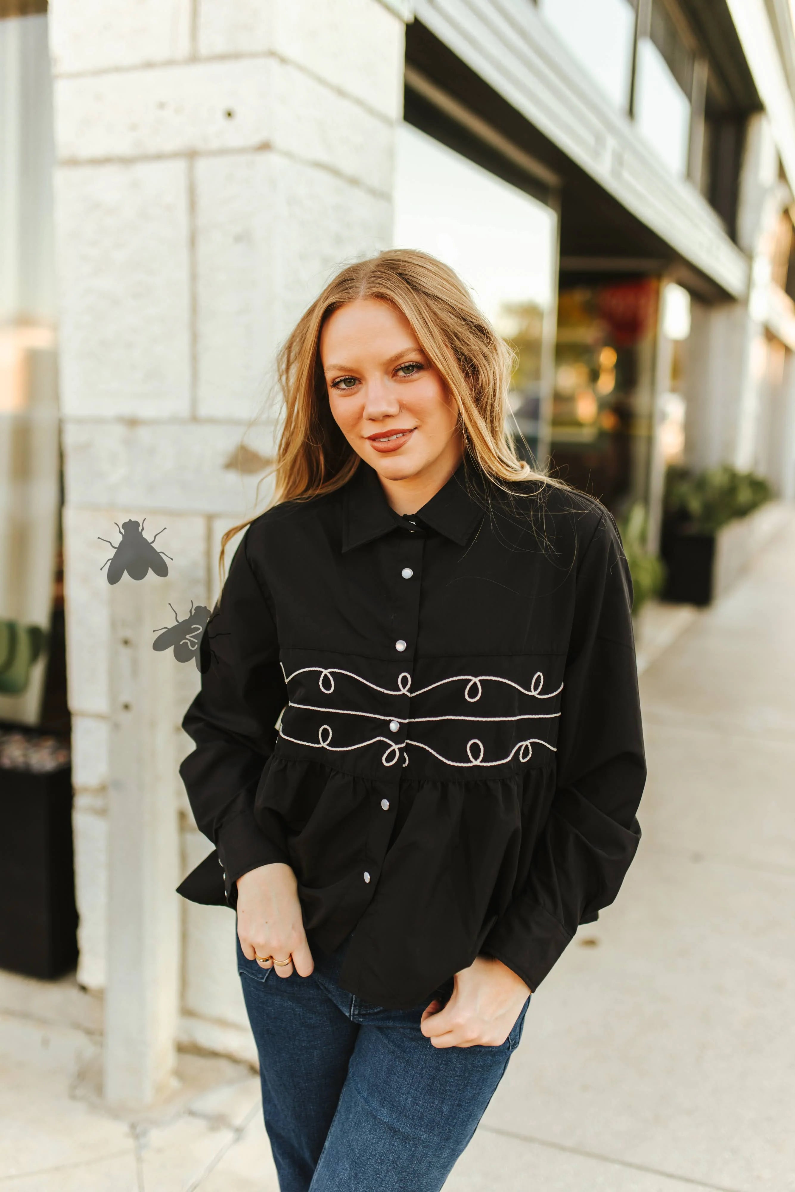 Loopty Lou Long Sleeve (Black)
