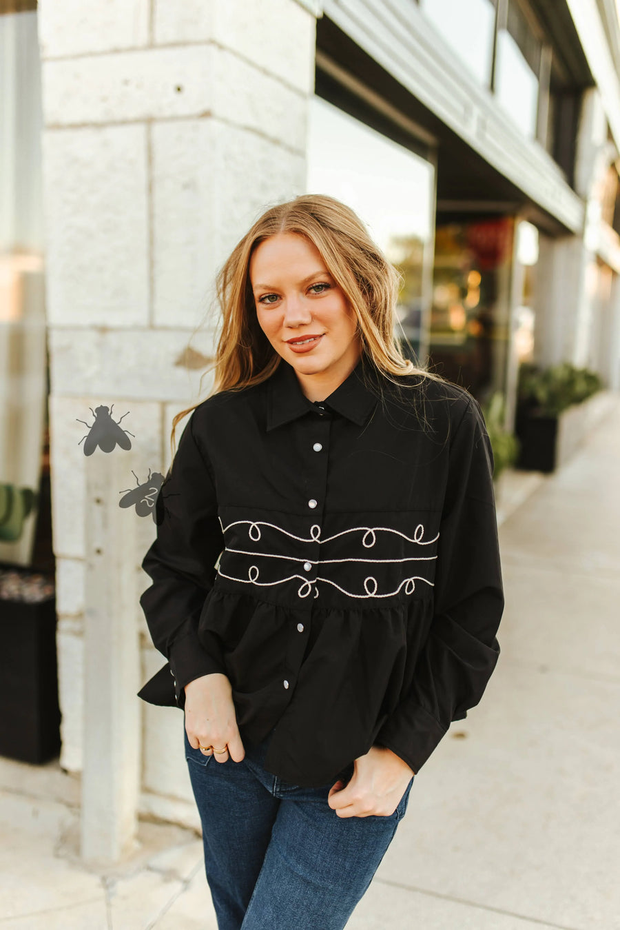 Loopty Lou Long Sleeve (Black)