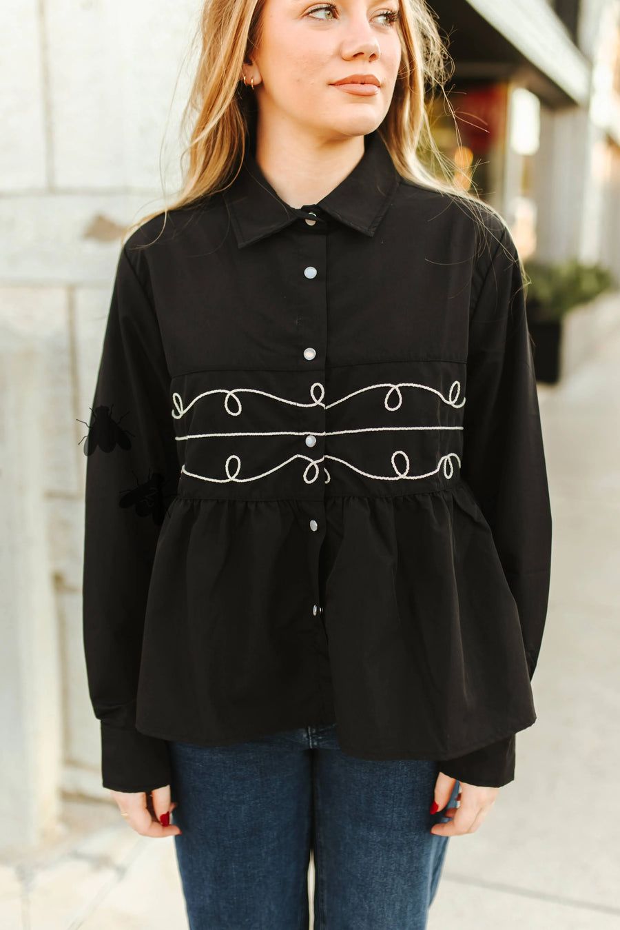 Loopty Lou Long Sleeve (Black)