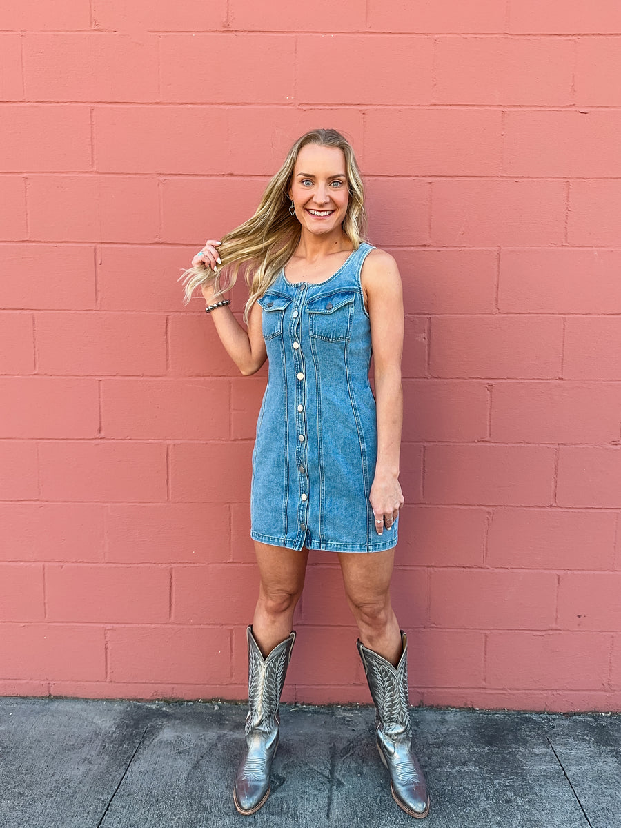 Macie Denim Dress