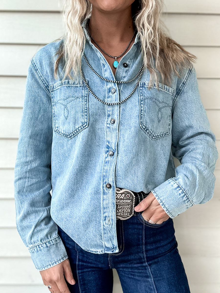 Bootstitch Pocket Denim Button Down