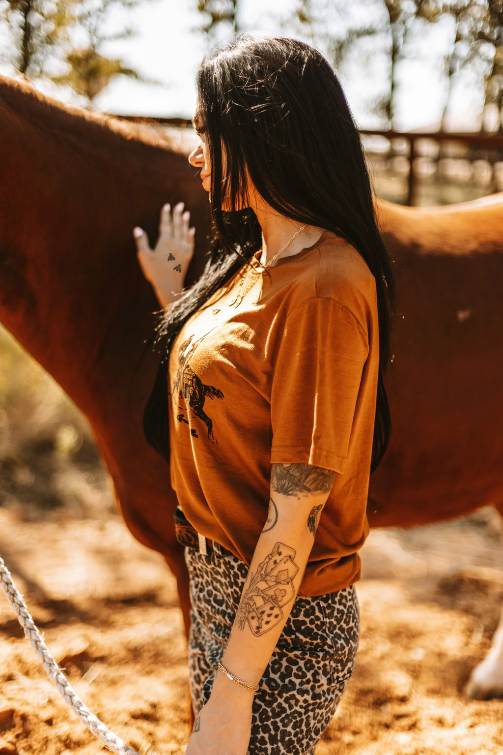 Ridin And Ropin Tee