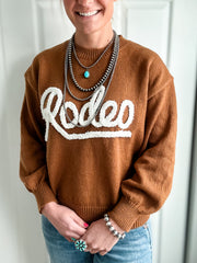 Rodeo Puff Sweater (Brown)