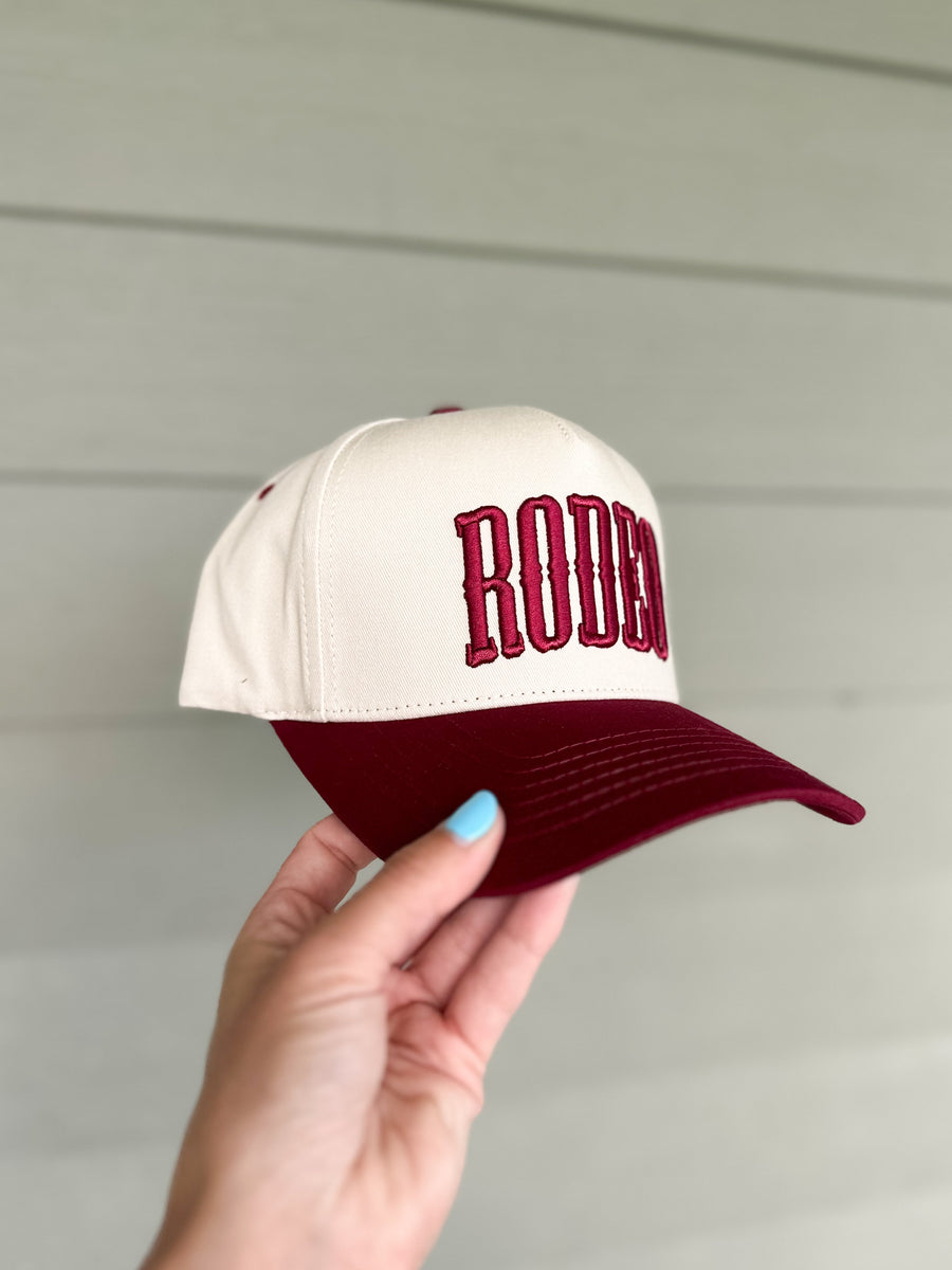 Maroon Rodeo Trucker Hat