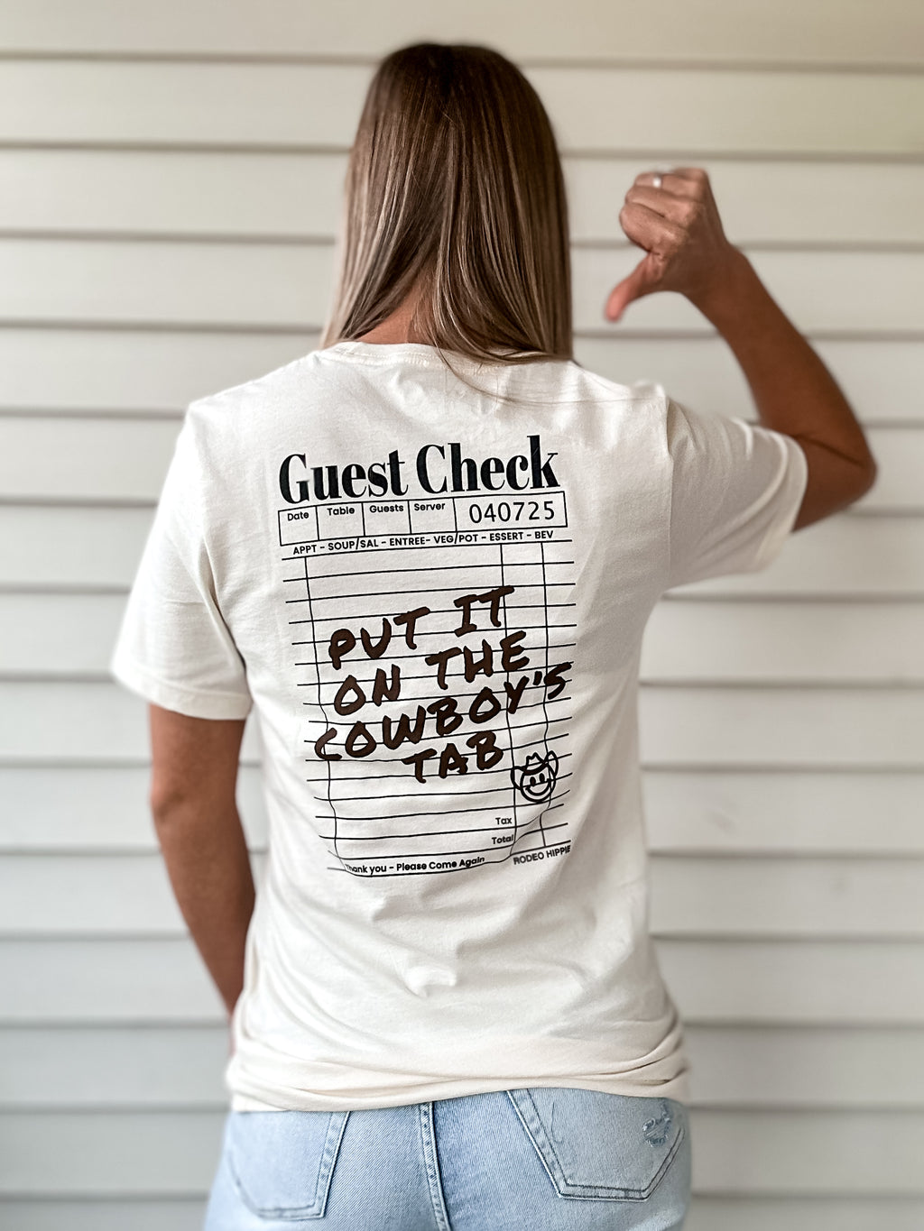 Put It On The Cowboy’s Tab Tee