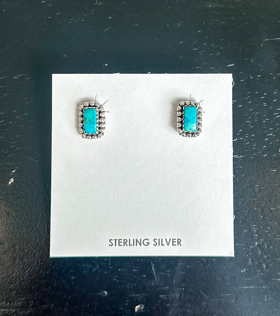 Rectangle Kingman Studs