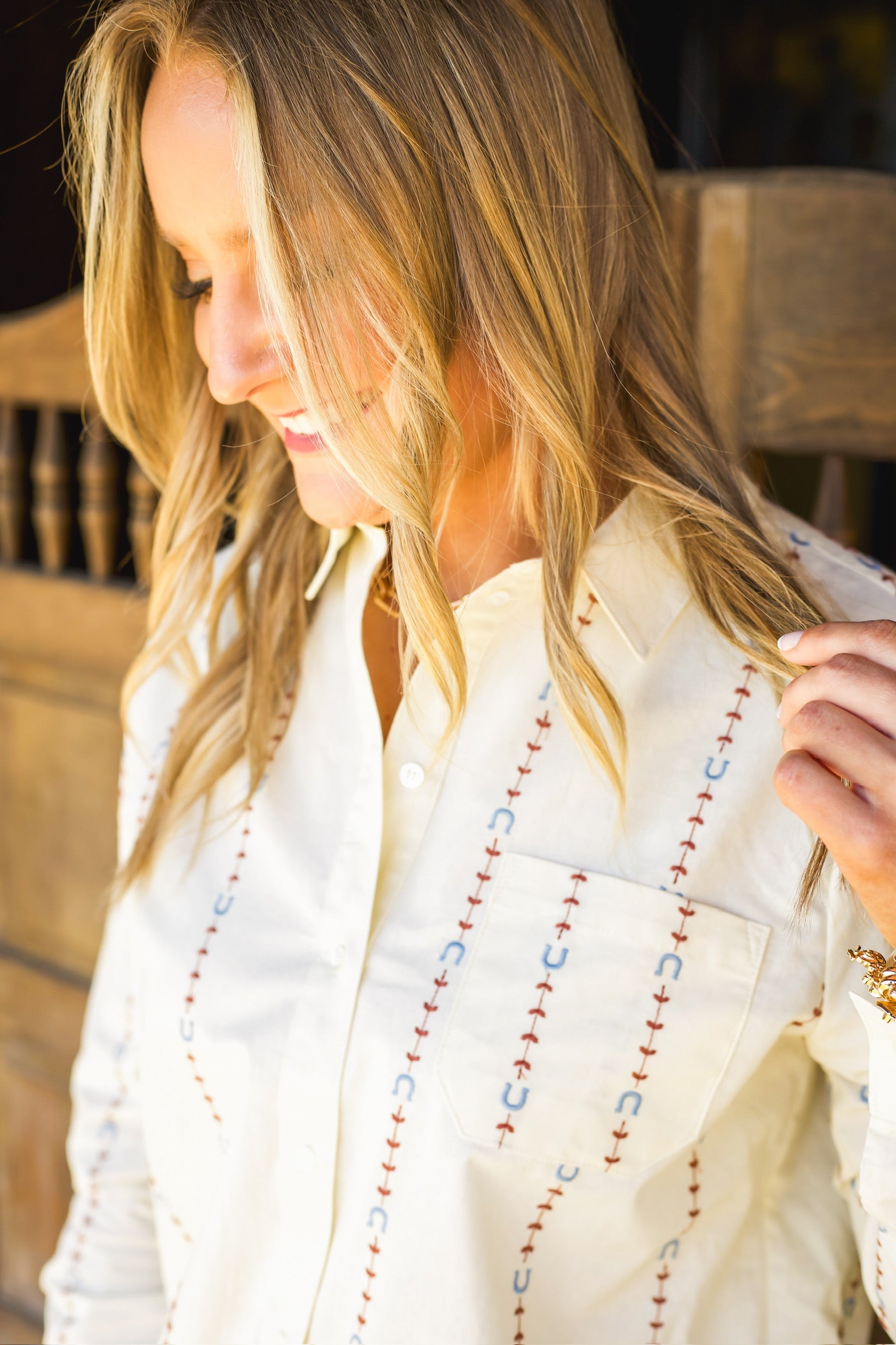 Cowgirl Sweetheart Button Up