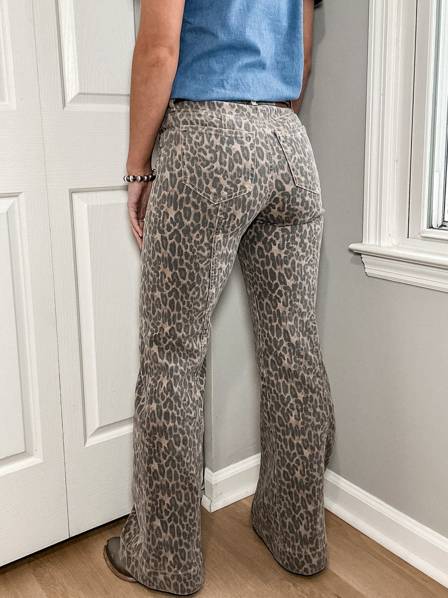 Logan Leopard Jeans (Hidden Jeans)
