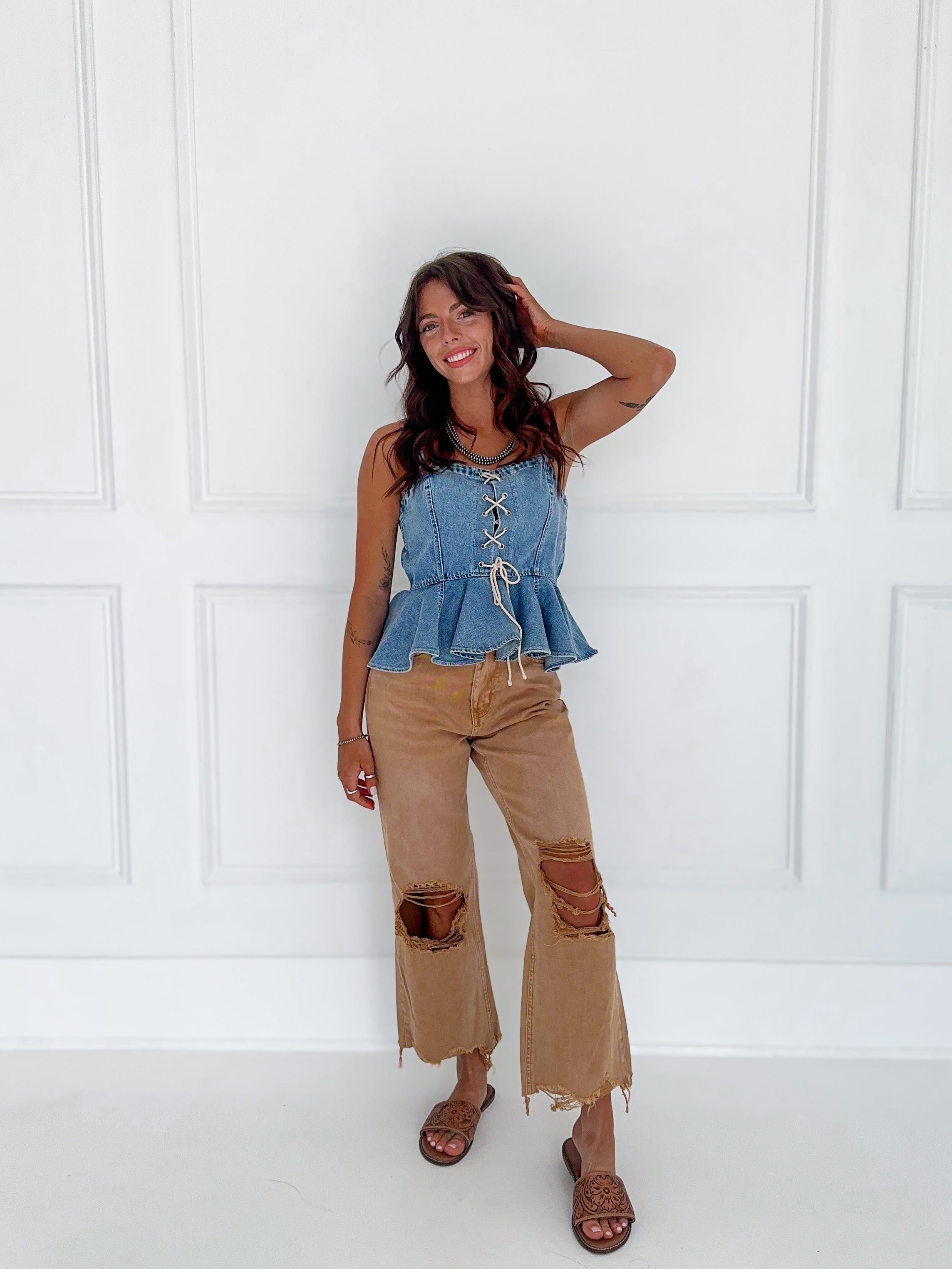 Stockyards Jeans Tan (Vervet By Flying Monkey)